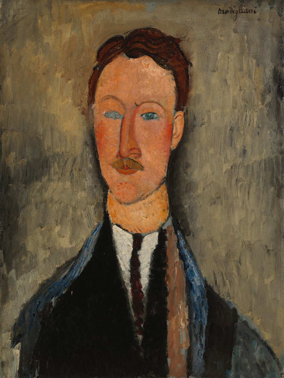 Taiteilija Léopold Survagen muotokuva tekijältä Amedeo Modigliani