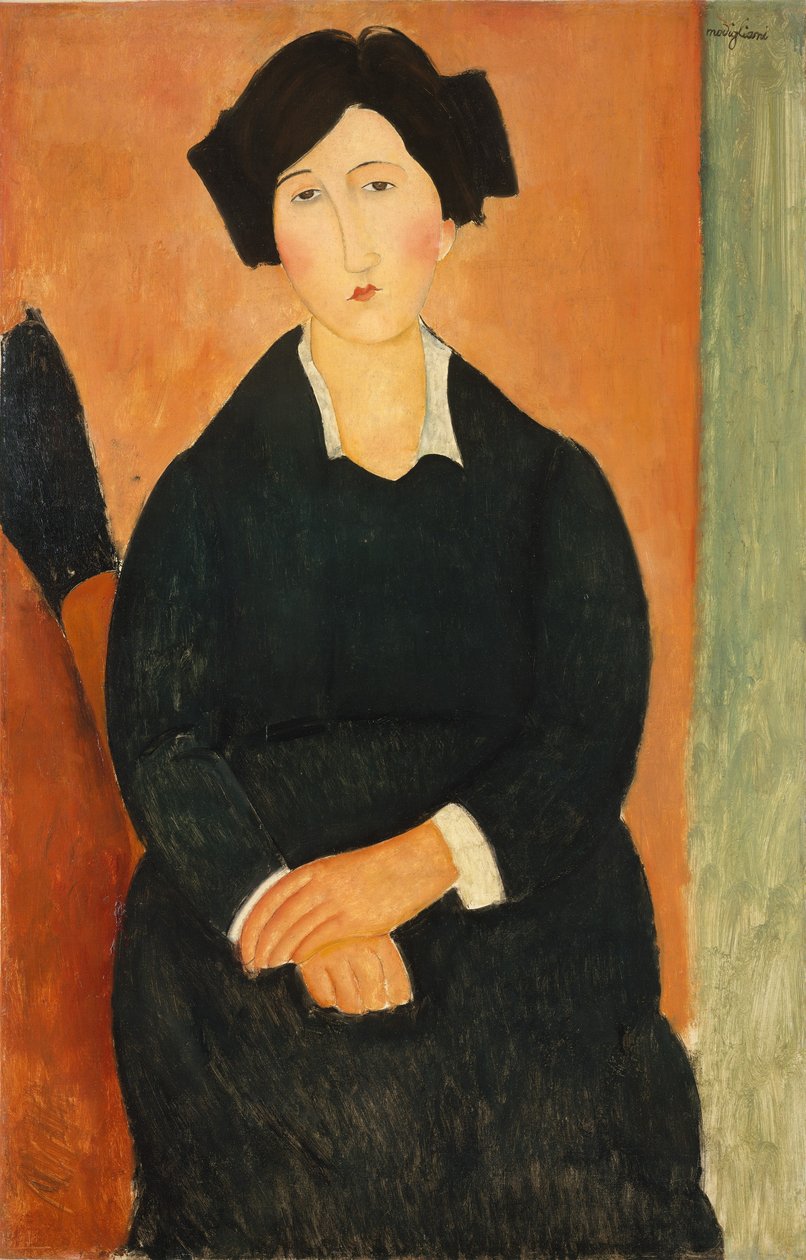 Italialainen nainen, 1917 tekijältä Amedeo Modigliani