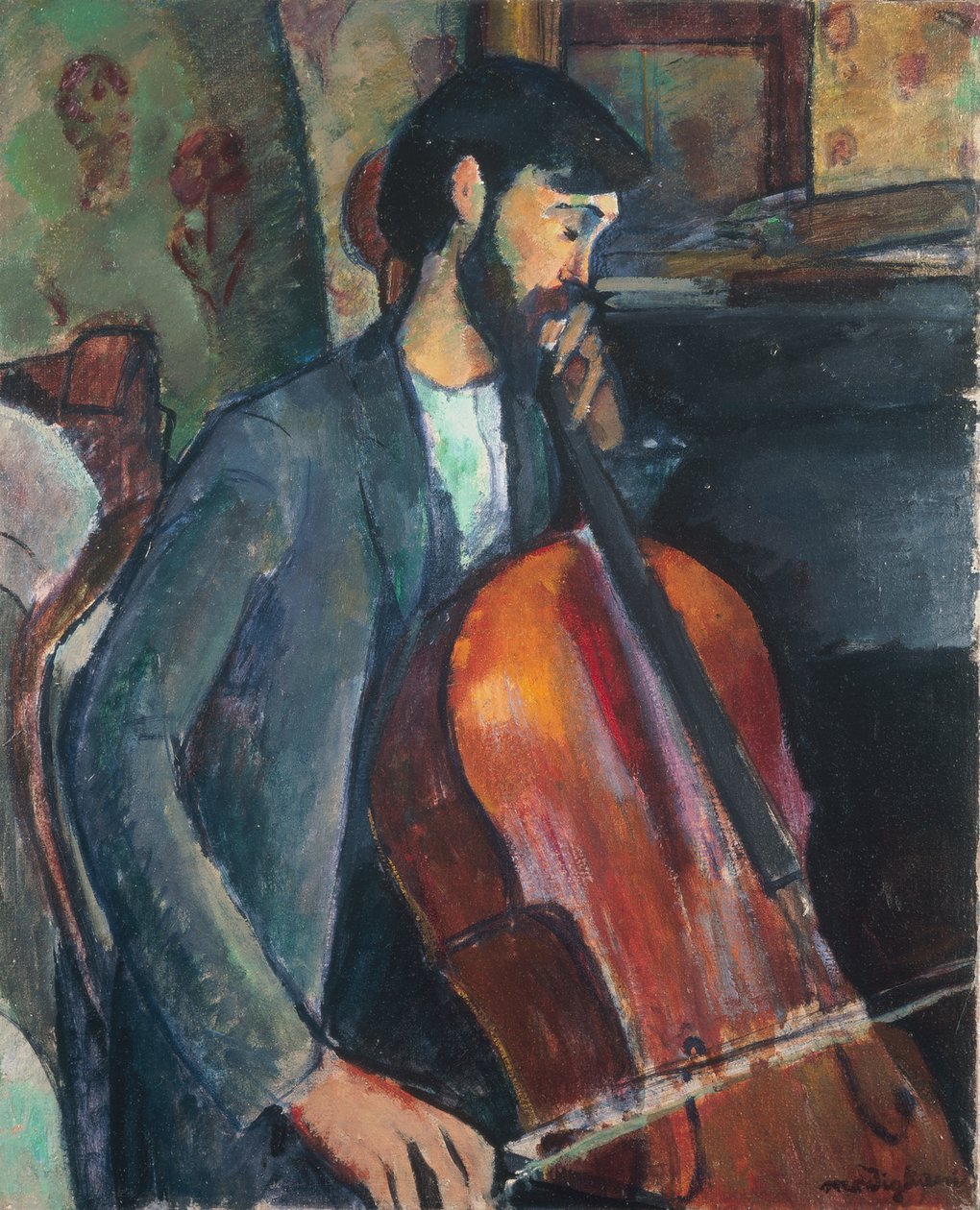Sellonsoittaja tekijältä Amedeo Modigliani