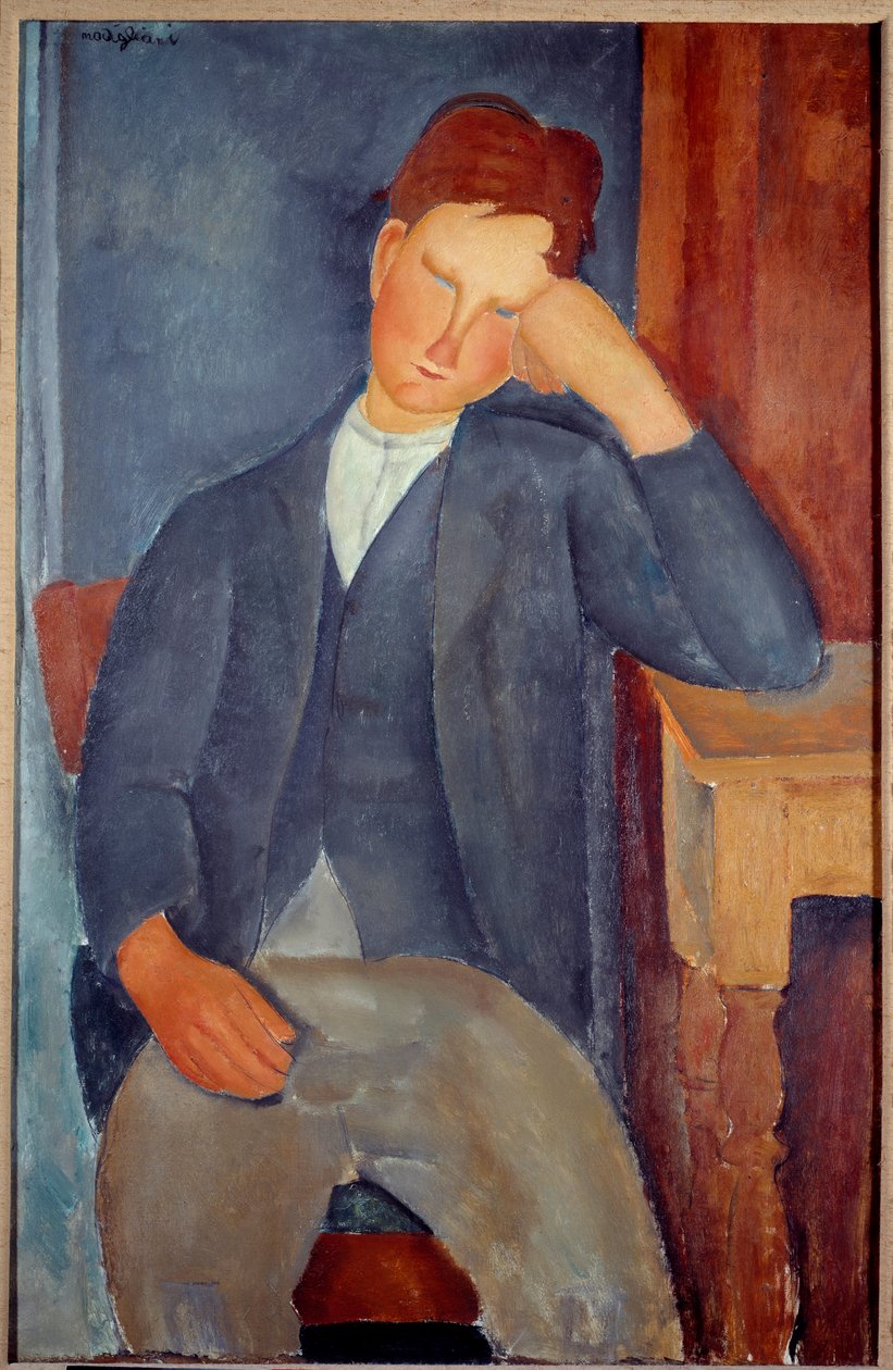 Amedeo Modiglianin nuori oppipoika maalaus tekijältä Amedeo Modigliani