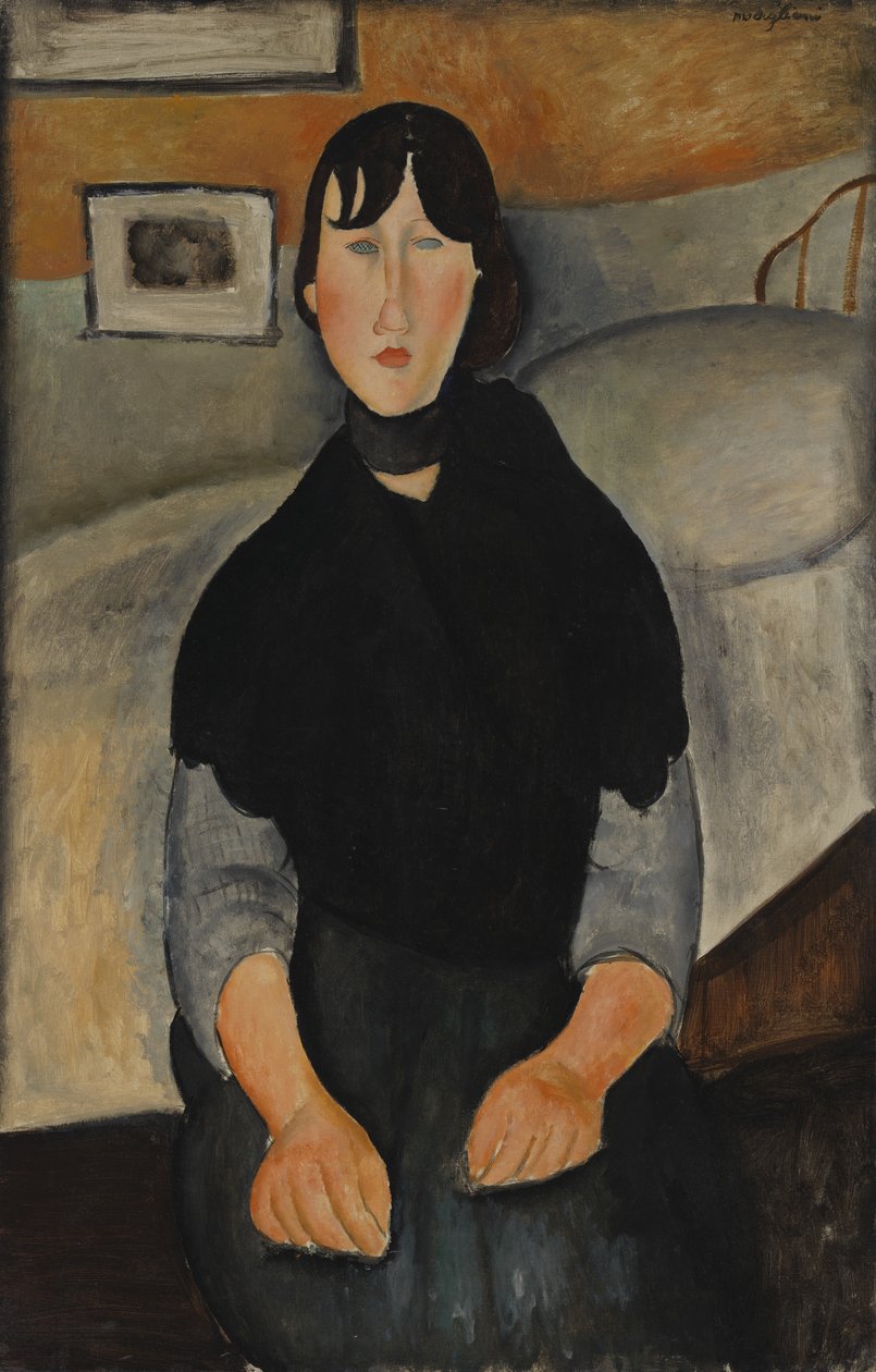 Nuori nainen kansan keskuudesta tekijältä Amedeo Modigliani