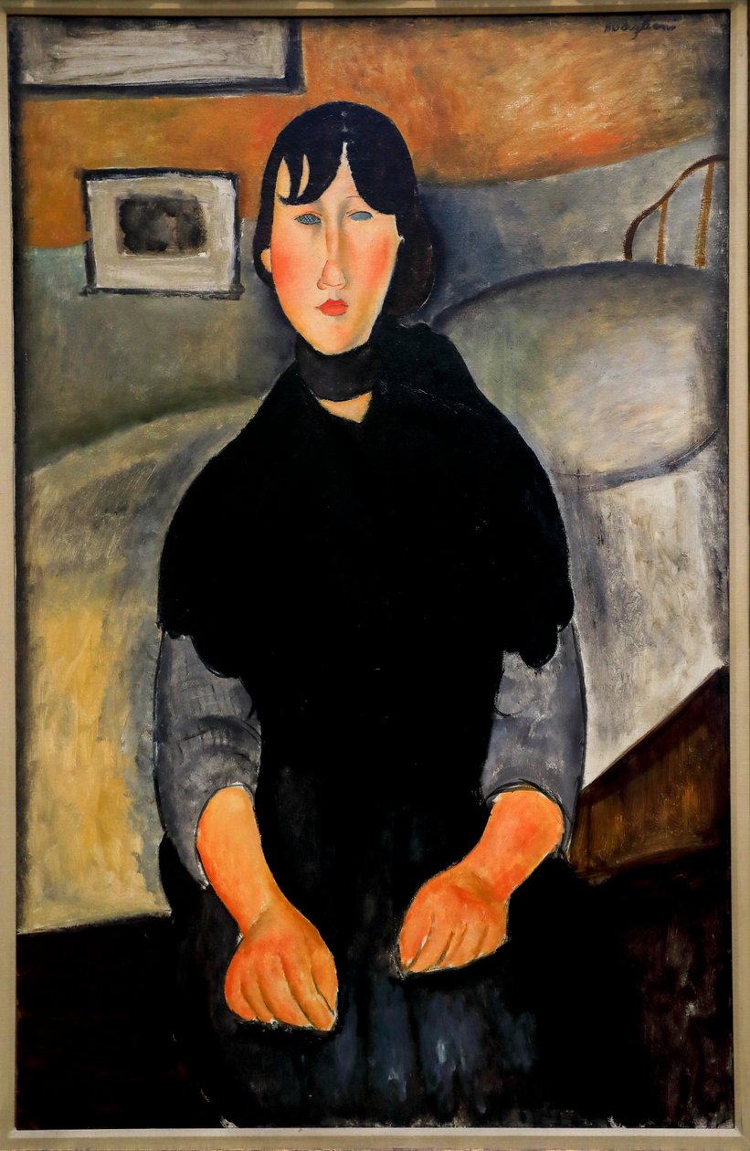 Kansan nuori nainen tekijältä Amedeo Modigliani