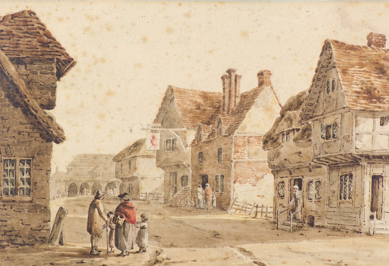 Wingham, n. 1803 (akvarelli) tekijältä Amelia Long