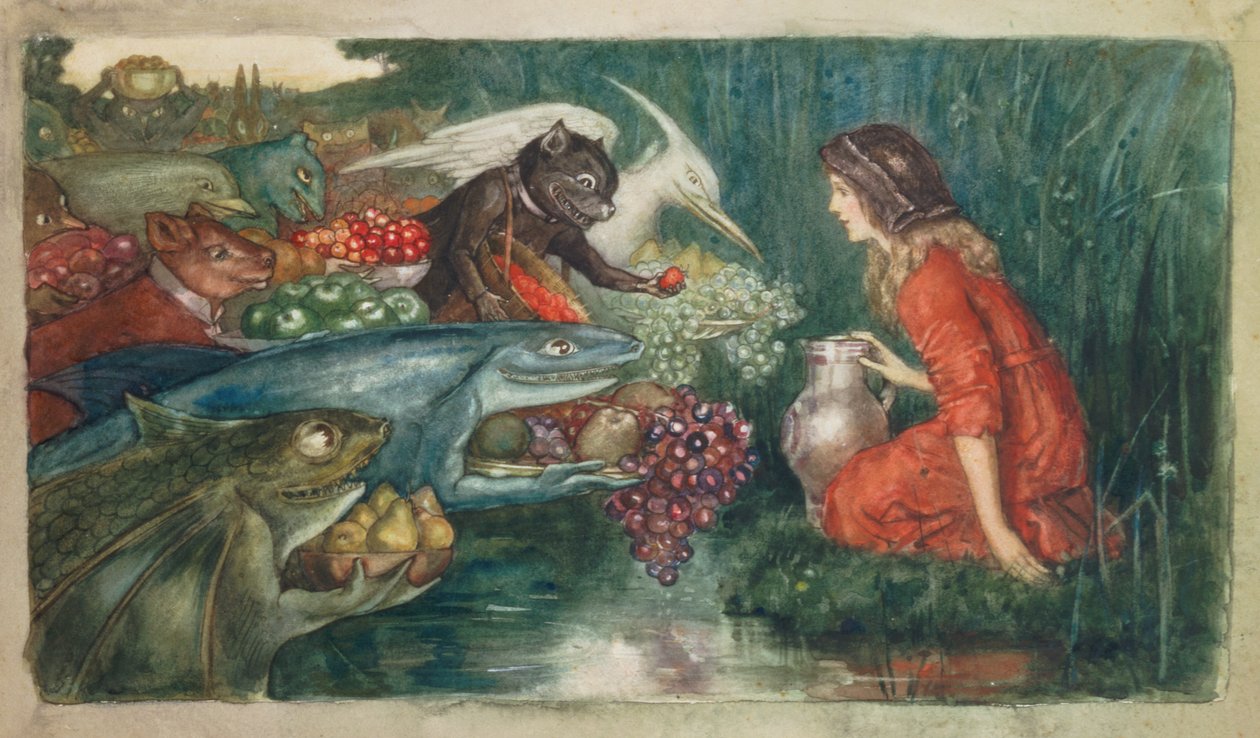 Goblin Harvest, noin 1910 tekijältä Amelia M. Bowerley or Bauerle