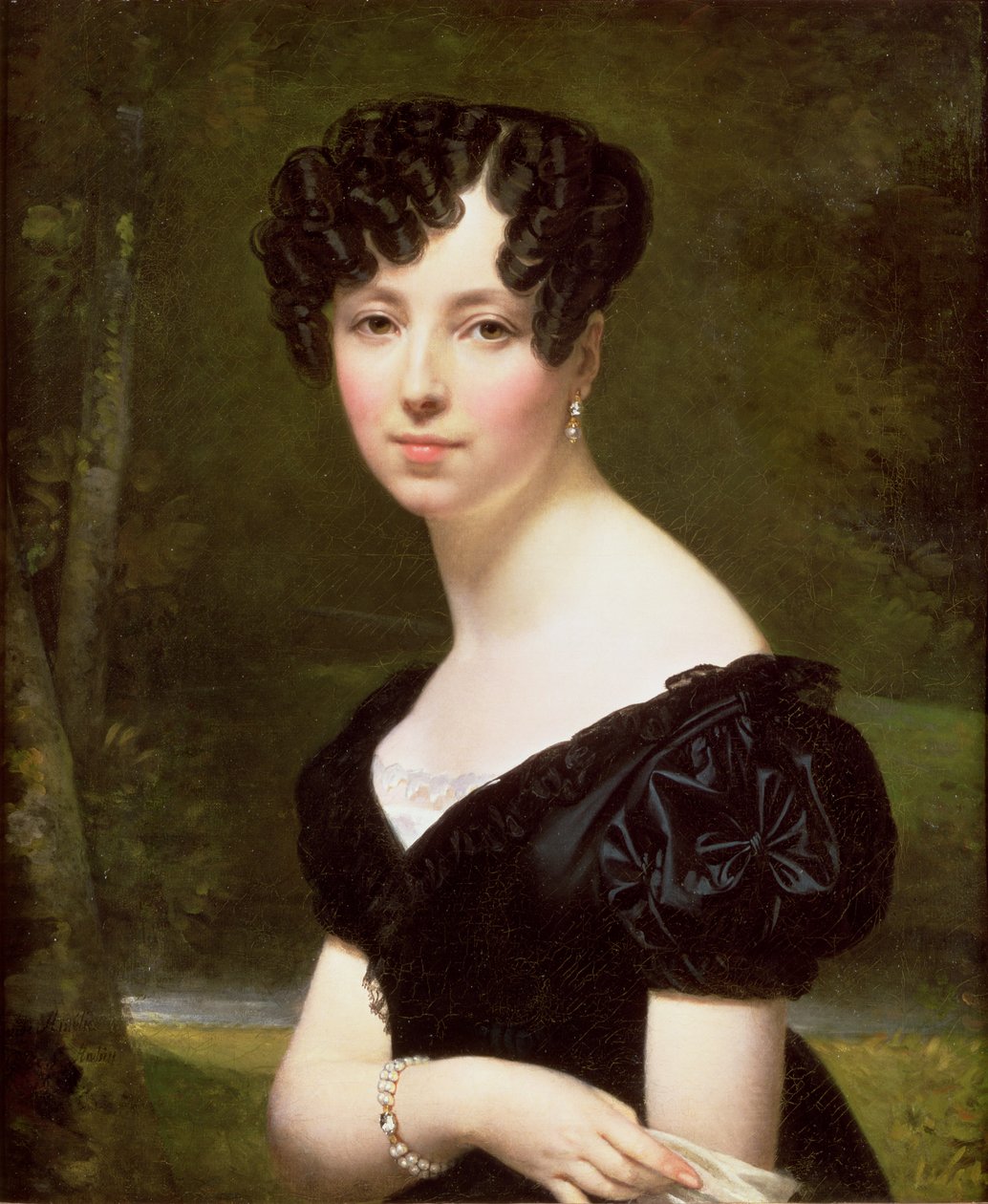 Paronitar Pontalban muotokuva, 1841 tekijältä Amelie Legrand de St. Aubin