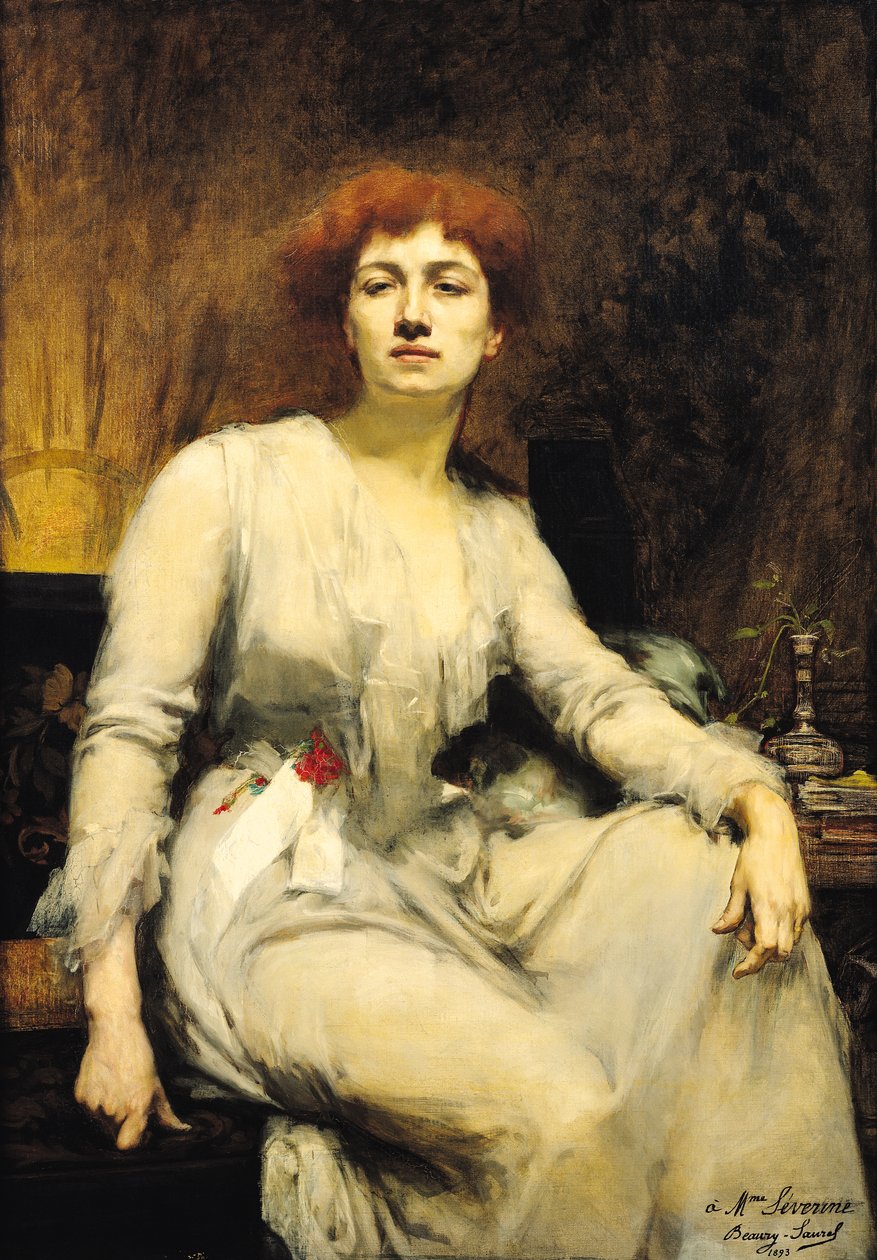 Severinen muotokuva (1855-1929) 1893 tekijältä Amelie Beaury Saurel