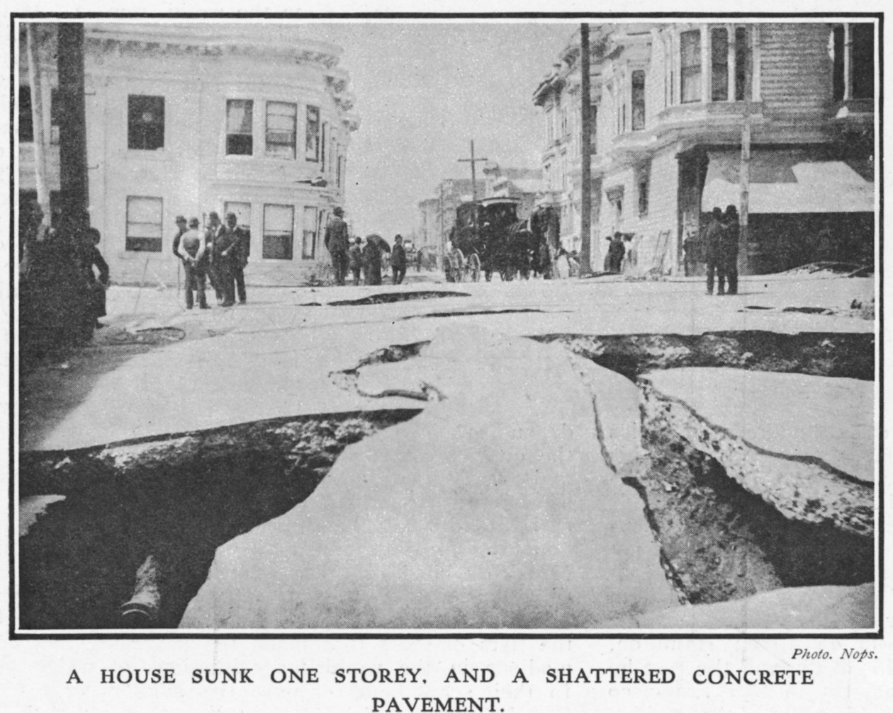 San Franciscon vuoden 1906 maanjäristyksen jälkiseuraukset, 1906 tekijältä American Photographer