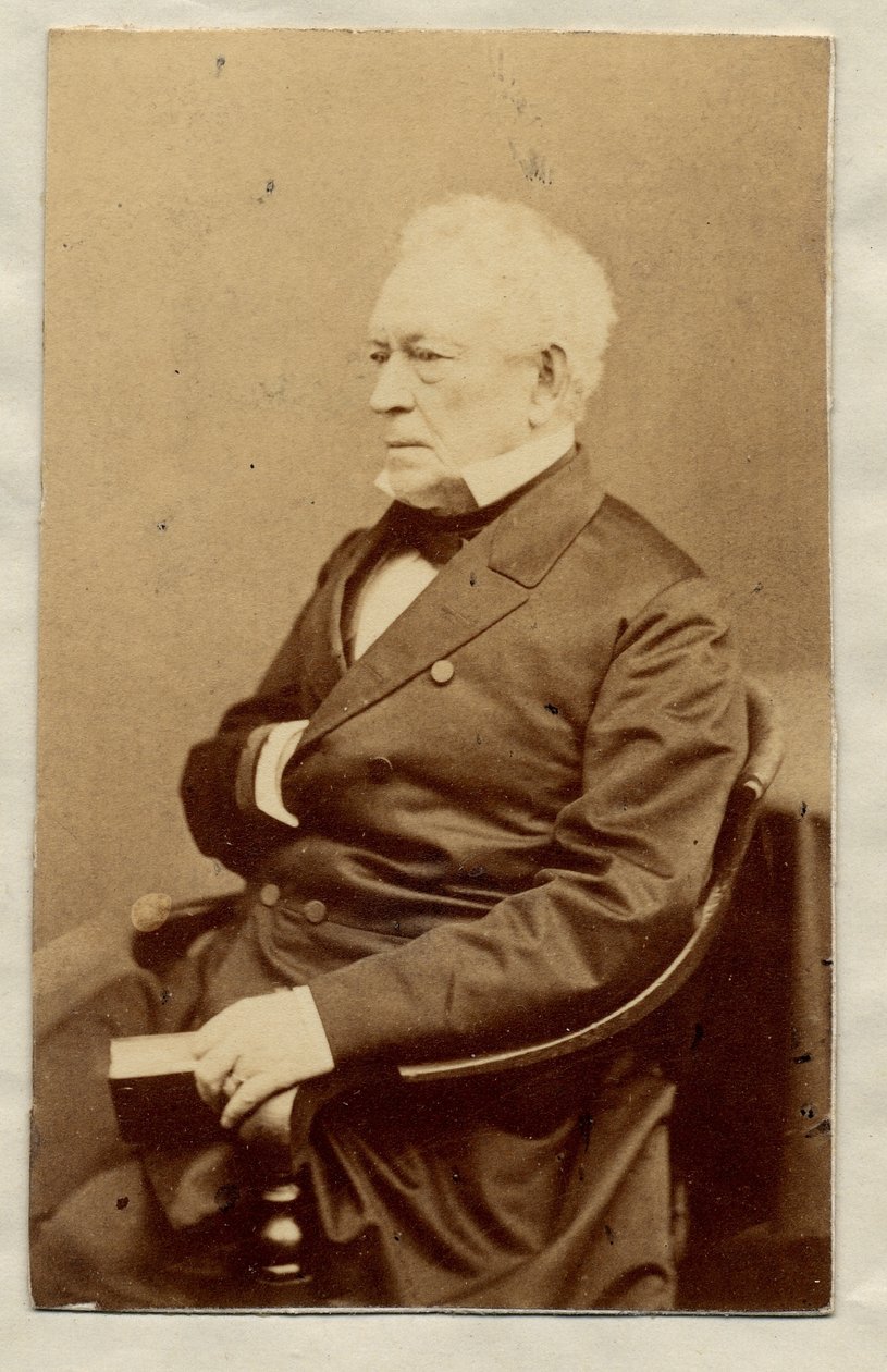 Edward Everett (1794-1865), yhdysvaltalainen poliitikko, Yhdysvaltain 20. ulkoministeri (albumikuva) tekijältä American Photographer