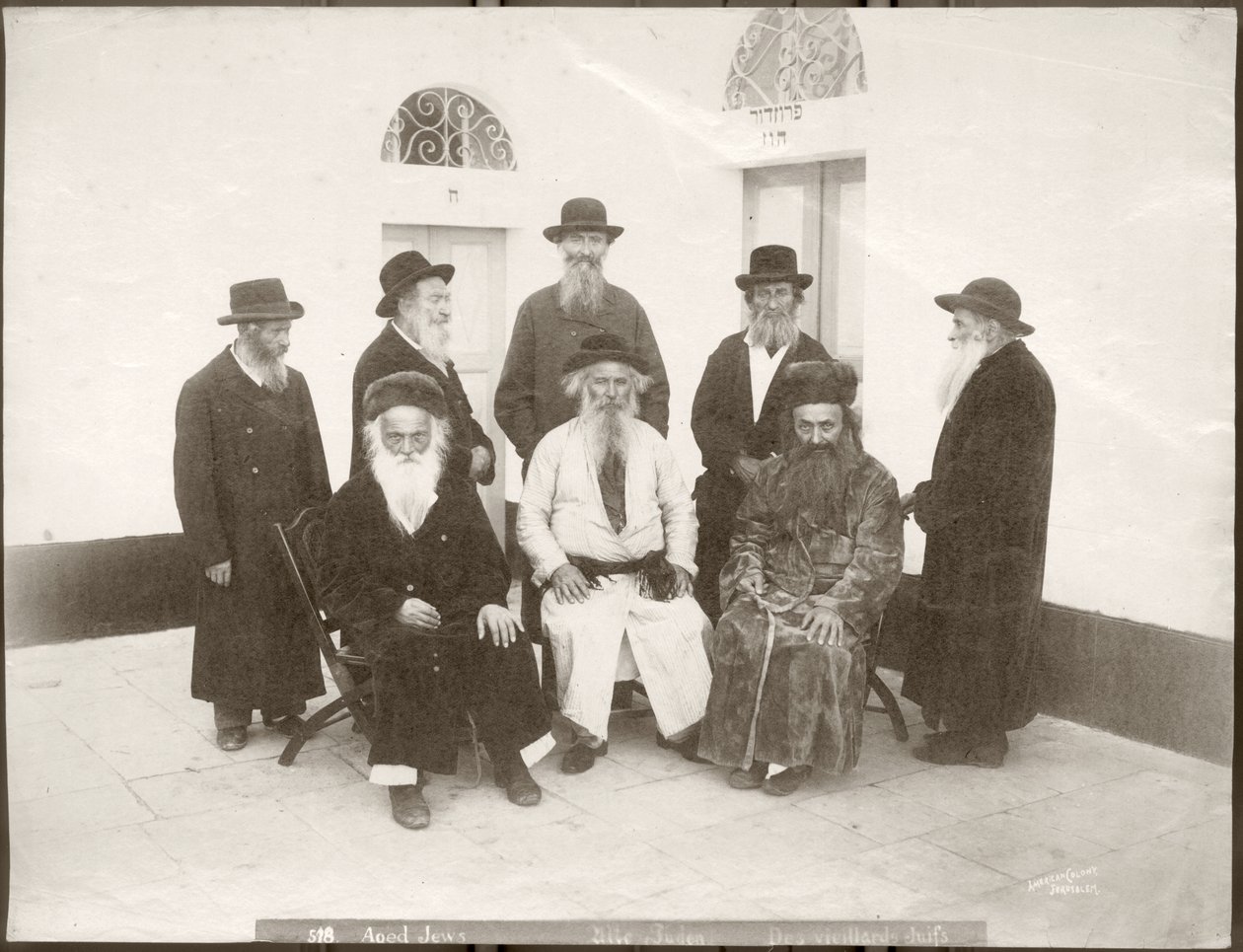 Ikääntyneet Euroopan juutalaiset, n. 1898-1911 tekijältä American Photographer