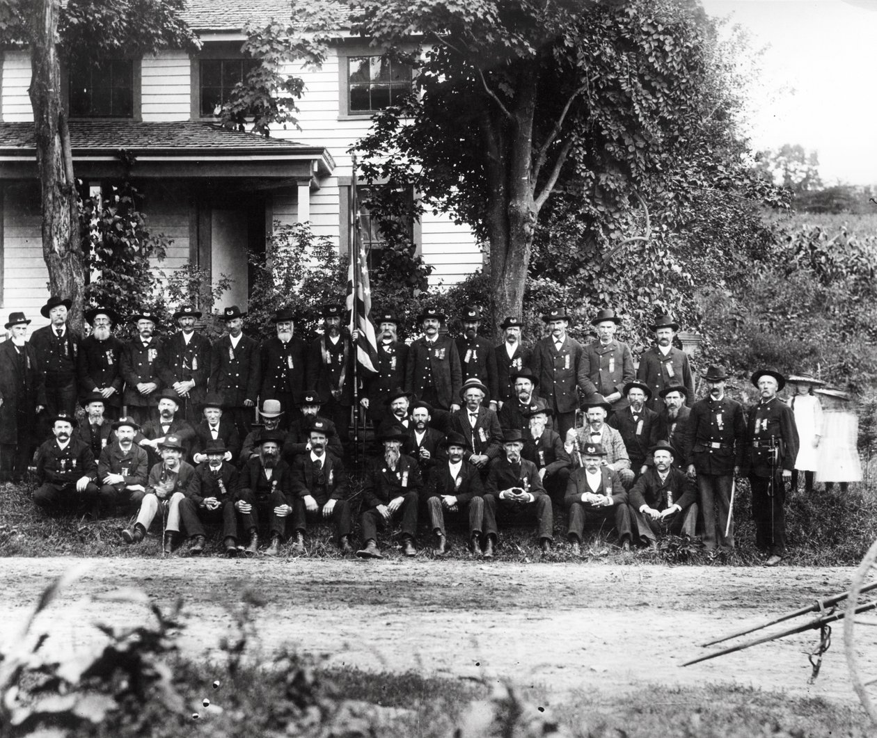 GAR Civil War Veterans, n. 1890 tekijältä American Photographer