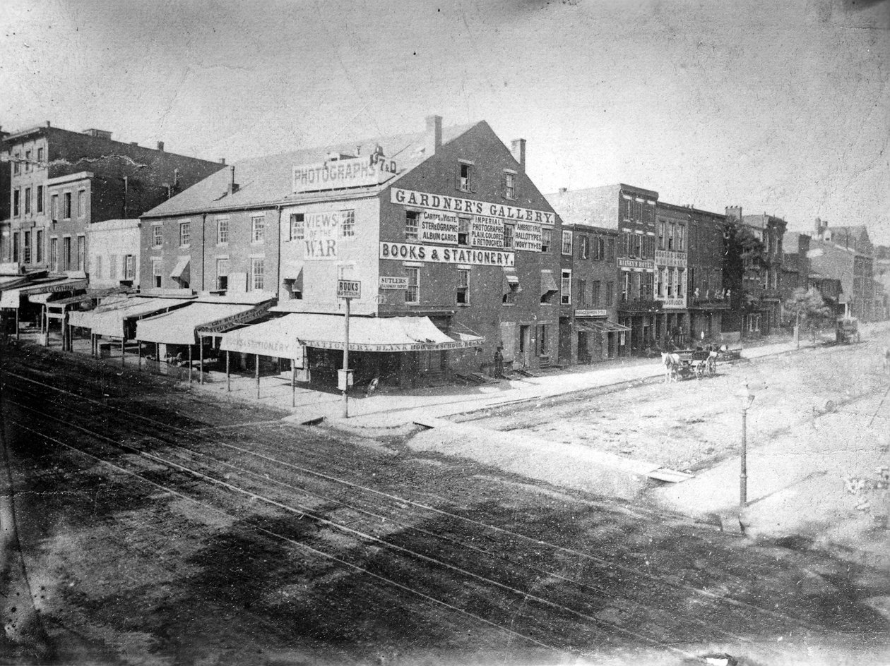 Gardners Gallery, Washington D.C., vuoden 1863 jälkeen tekijältä American Photographer