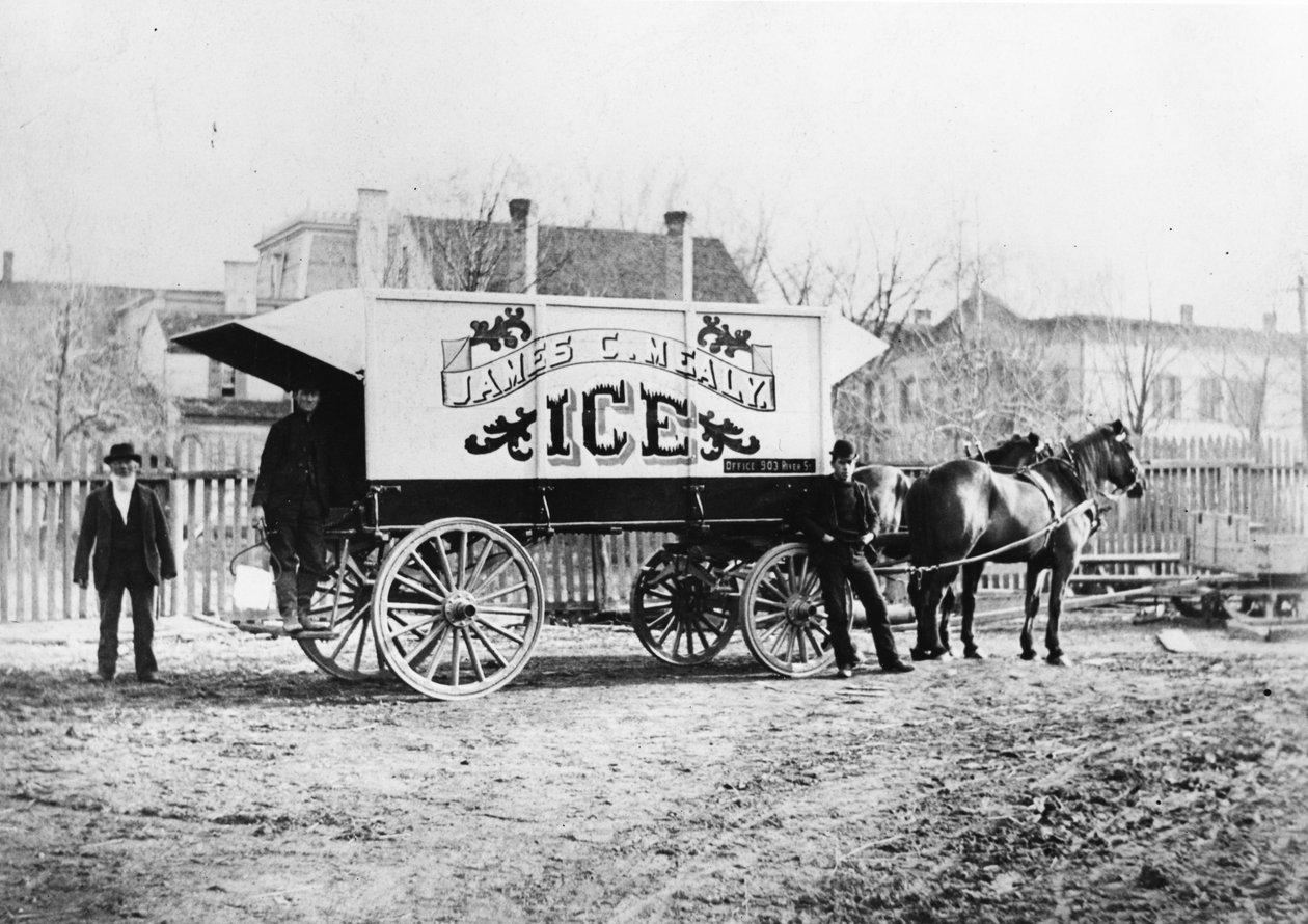 James C. Mealys Ice Truck, n. 1890-luku tekijältä American Photographer