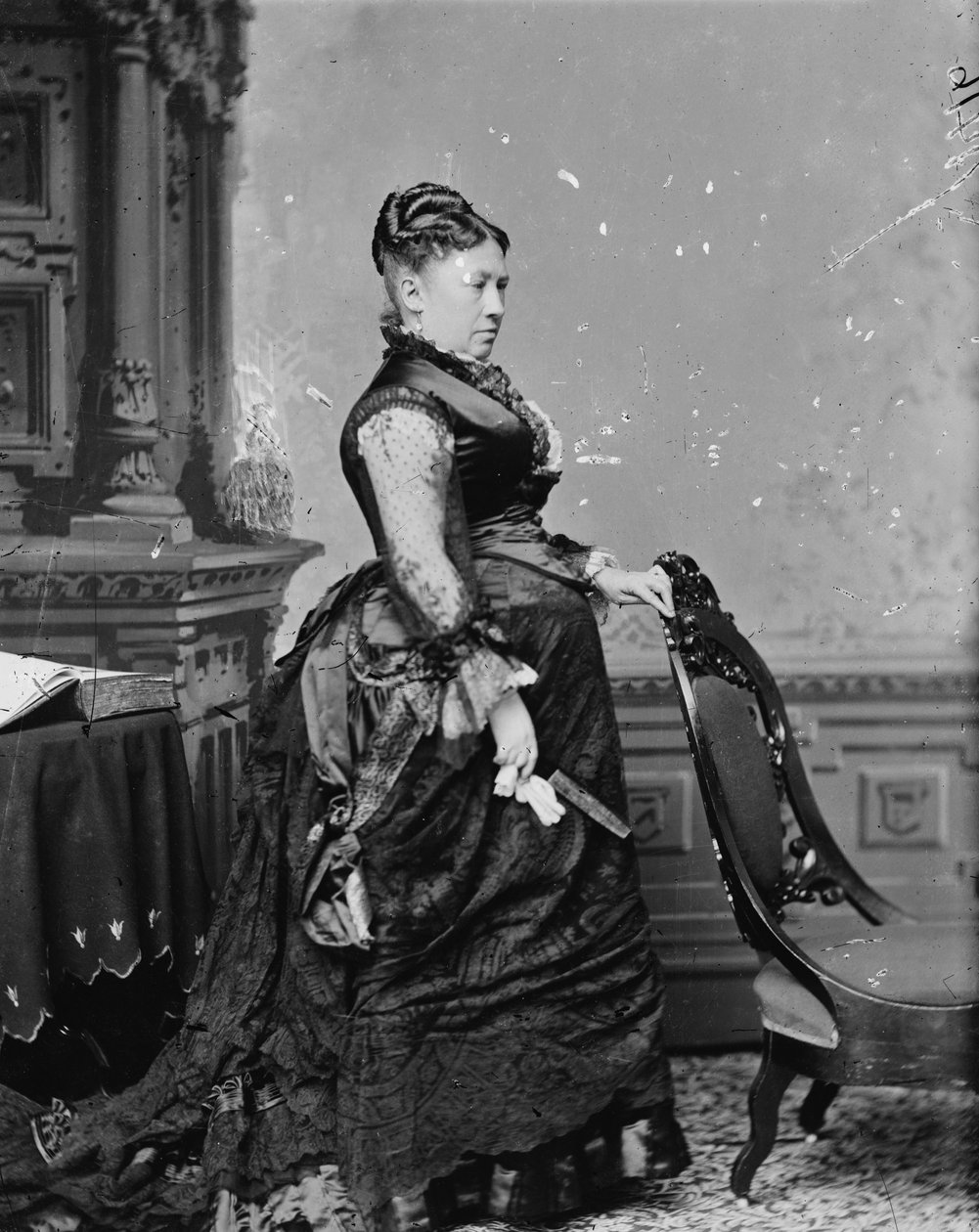 Rouva U.S. Grant, 1870-80 tekijältä American Photographer