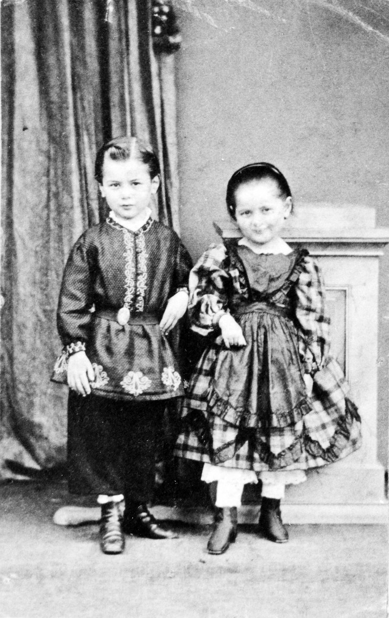 Veljen ja sisaren muotokuva, n. 1860 tekijältä American Photographer