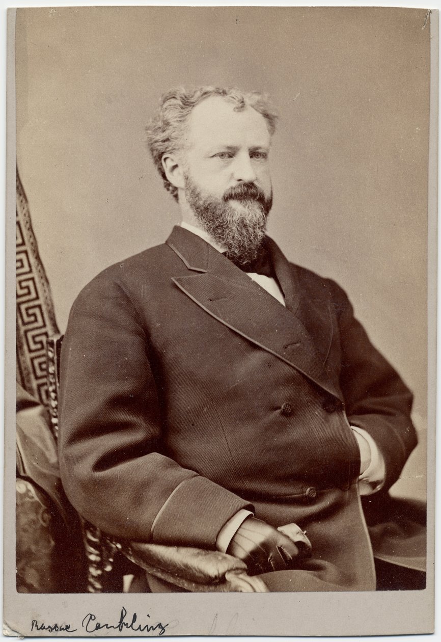 Roscoe Conkling (1829-88), Yhdysvaltain senaattori (albumikuva) tekijältä American Photographer