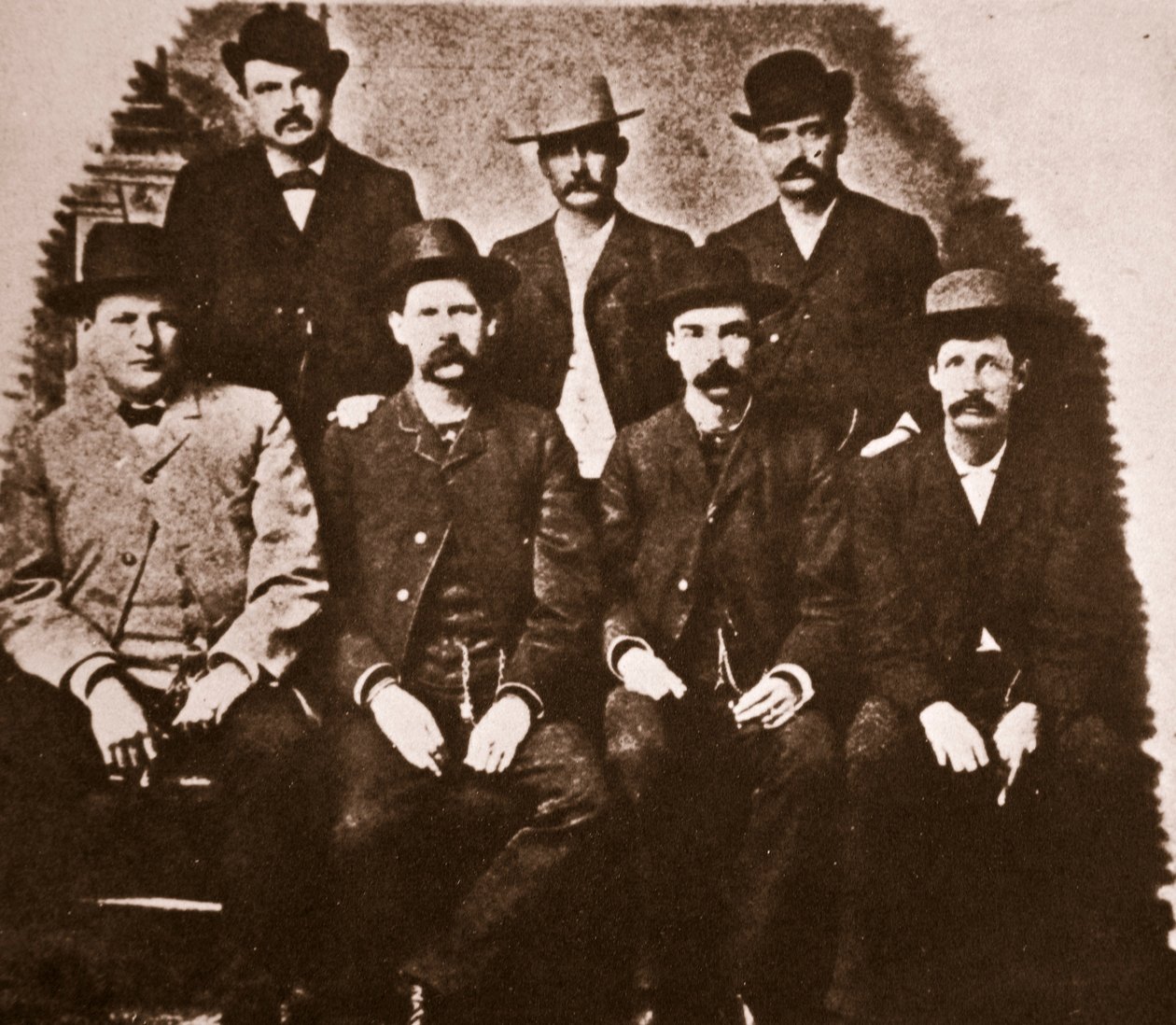 Dodge City Peace Commission, kesäkuu 1883 (seepiakuva) tekijältä American Photographer