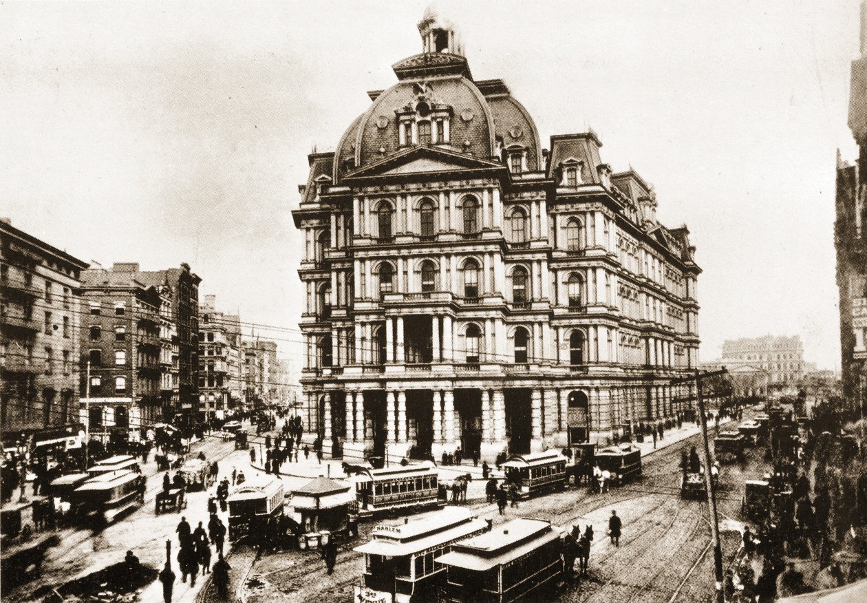 Vanha postitoimisto, New York City, 1887 tekijältä American Photographer