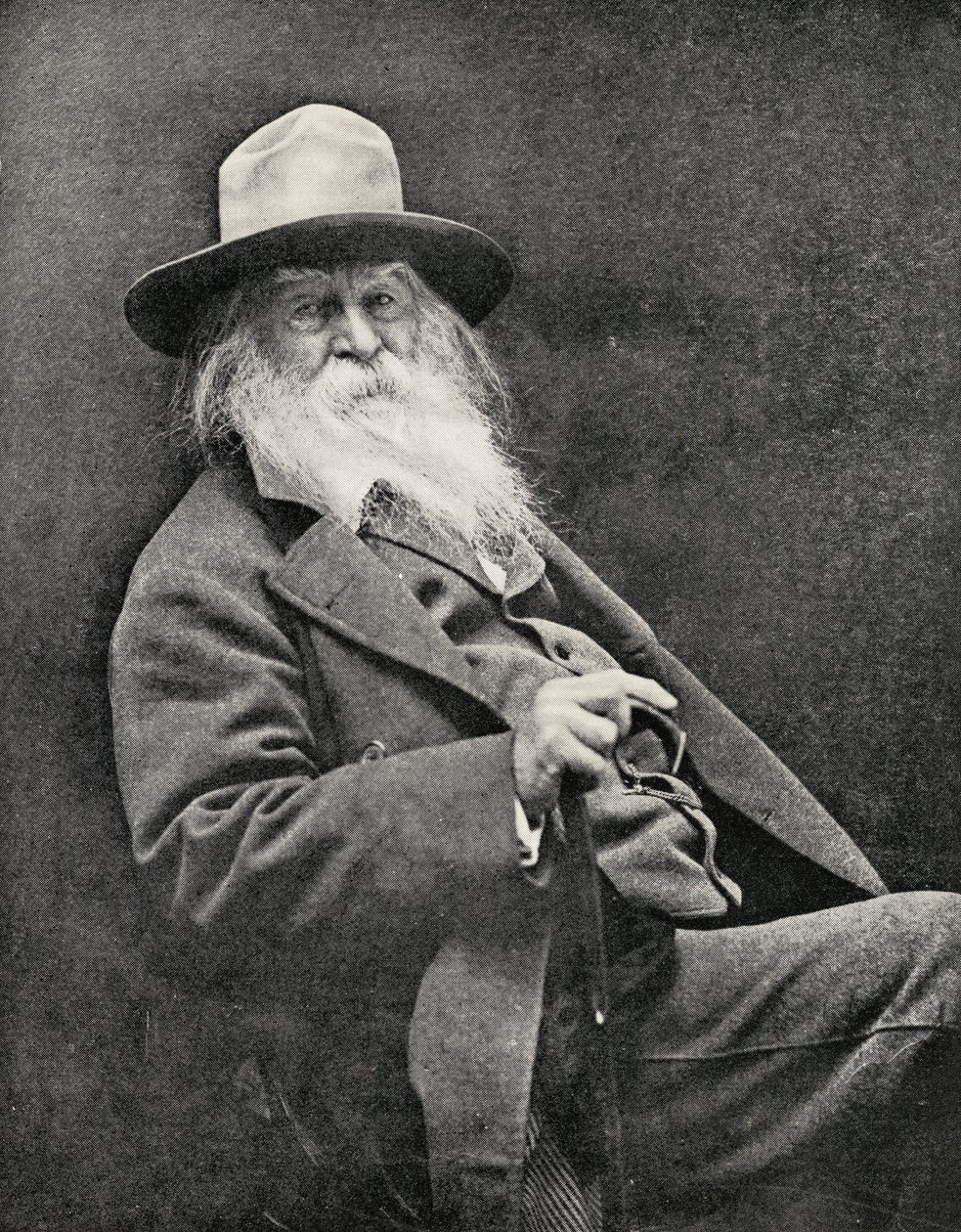 Walt Whitman (1819-91) tekijältä American Photographer