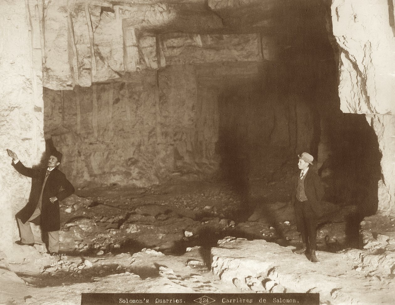 Sidkian luola, Jerusalem, 1898-1911 tekijältä American Photographer