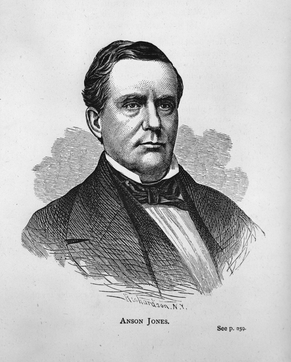 Anson Jones, Texas History Scrapbookista tekijältä American School