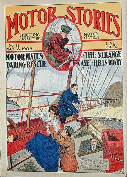 Kansikuva Motor Storiesista, 8. toukokuuta 1909 tekijältä American School