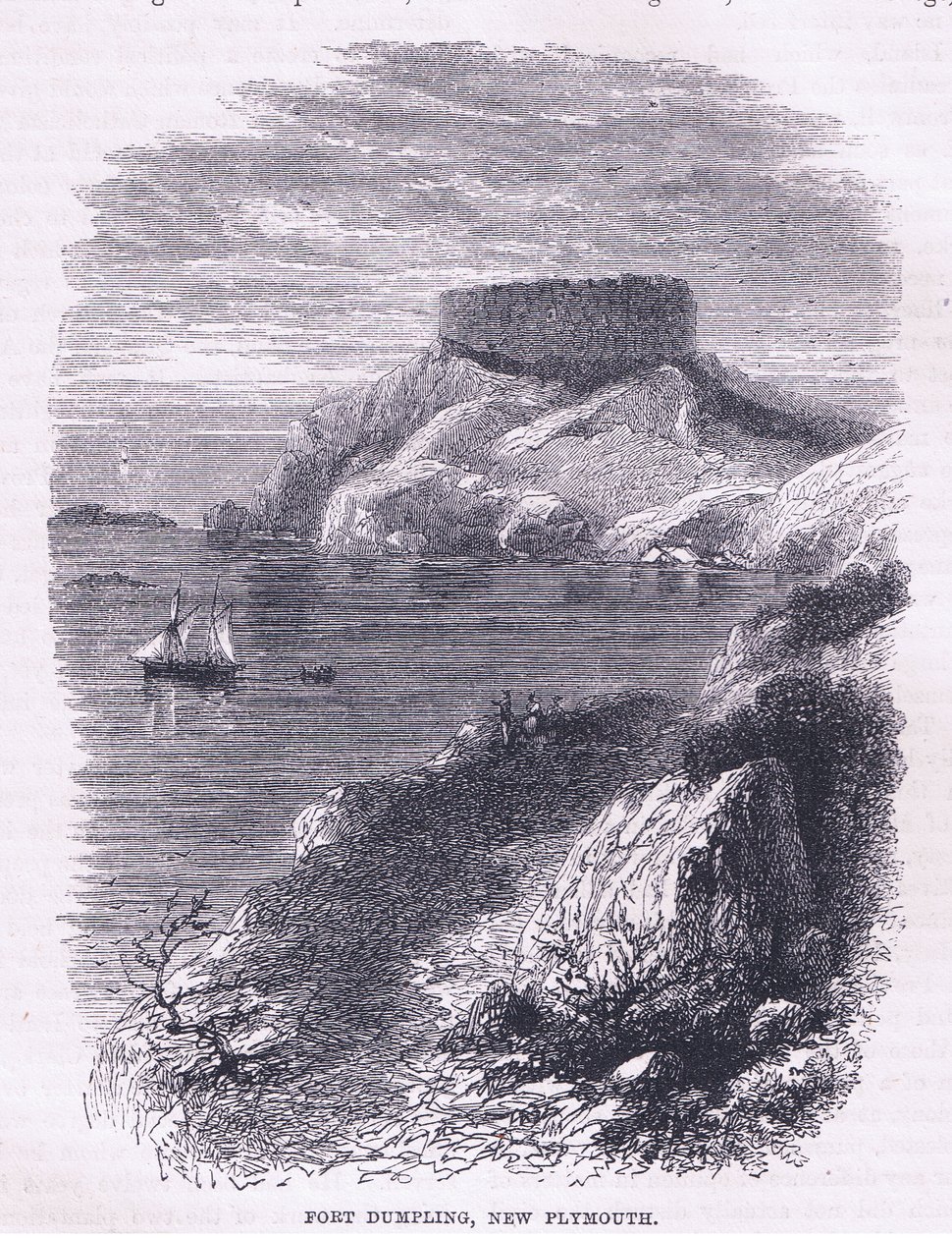 Fort Dumpling, New Plymouth 1665, kuva Cassells History of the United States -pubista. kirjoittanut Petter & Galpin n. 1890 tekijältä American School