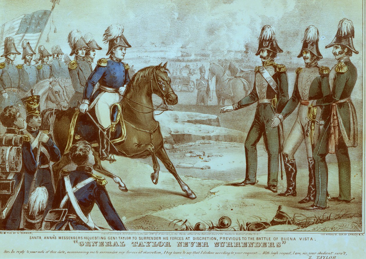 Kenraali Taylor ei koskaan antaudu, 1847 tekijältä American School