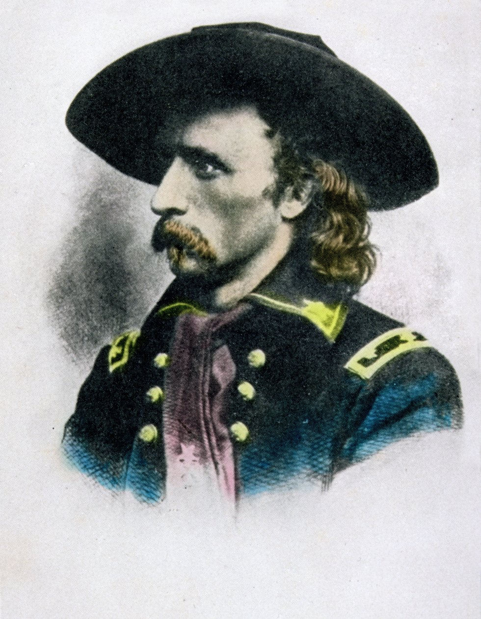George Armstrong Custer (myöhempi väritys) tekijältä American School