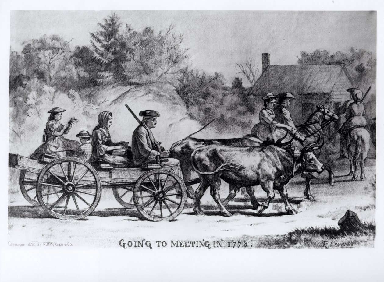 Menee kokoukseen vuosina 1776, 1876 tekijältä American School