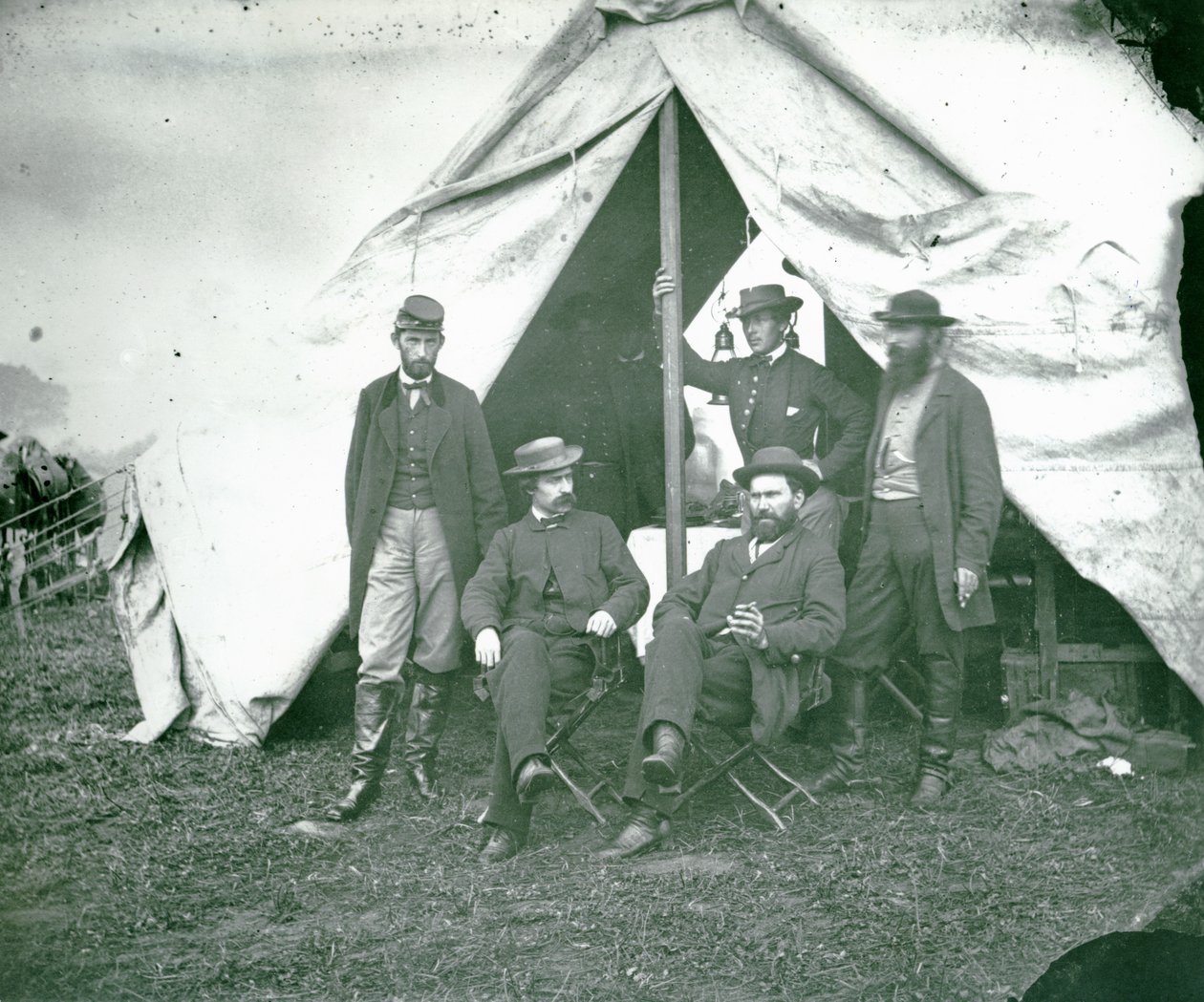Ryhmäkuva Union Mappersista Antietamissa, Marylandissa, 1862 tekijältä American School