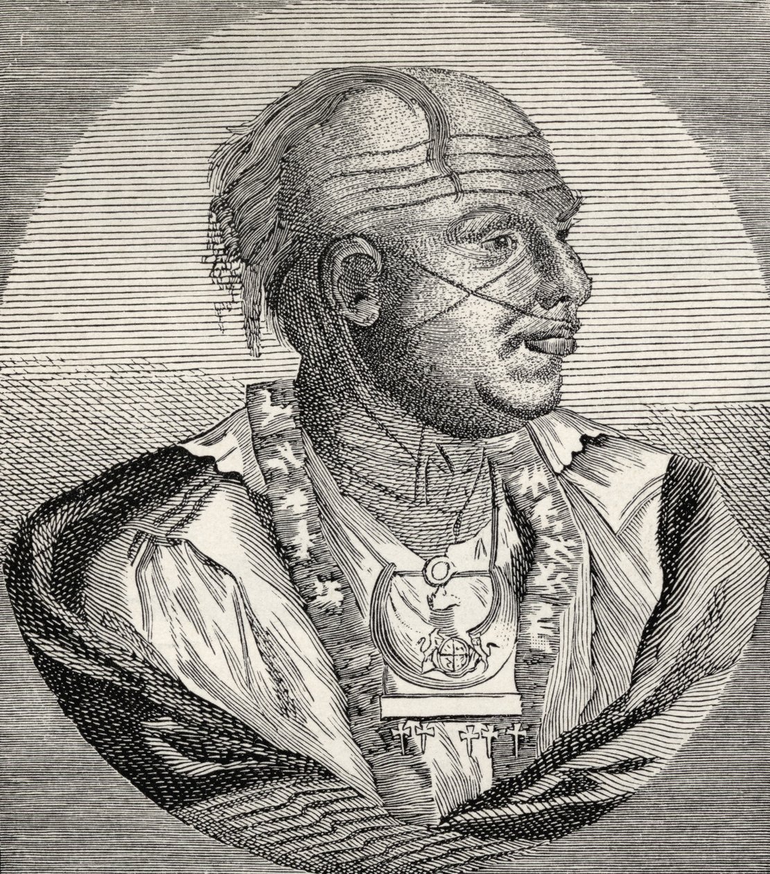 Outacite Ostenaco, kaiverrus vanhasta vedosta, 