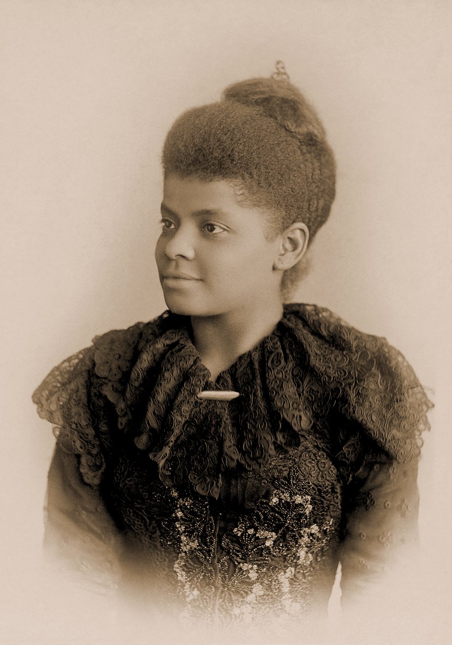 Ida B. Wells Barnettin muotokuva, n. 1893 tekijältä American School