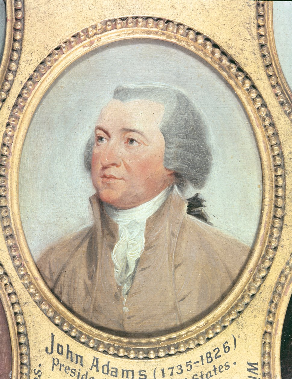 John Adamsin (1735-1826) muotokuva tekijältä American School