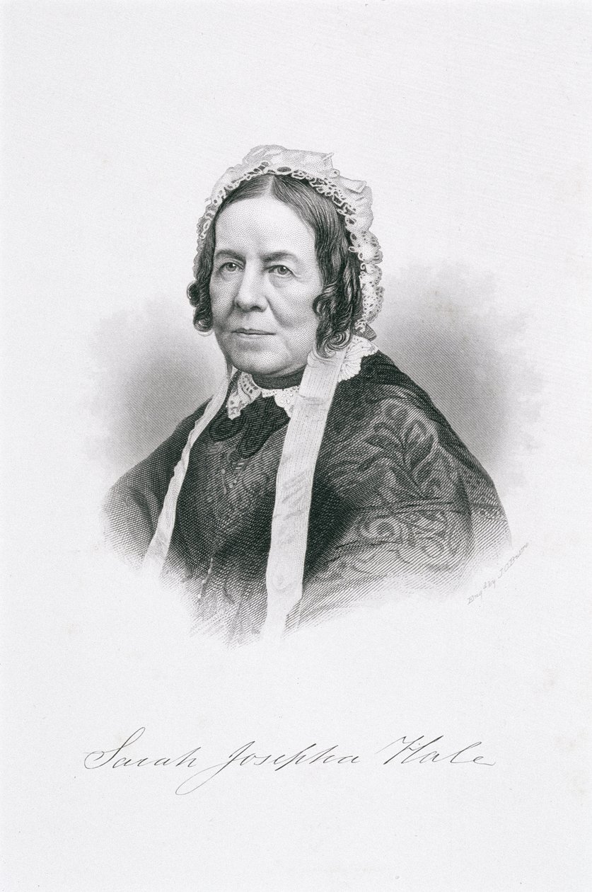 Sarah Josepha Halen (1788-1879) muotokuva tekijältä American School