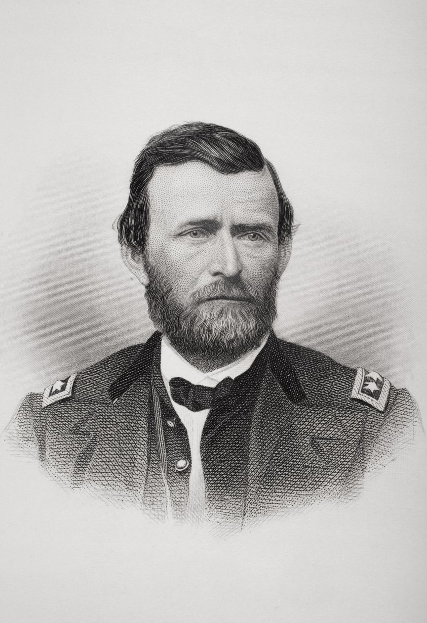 Muotokuva Ulysses S. Grantista (1822-85) tekijältä American School