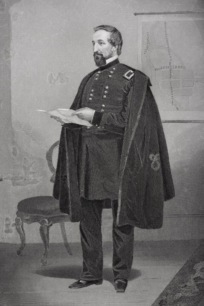 Muotokuva William Starke Rosecransista (1819-98) tekijältä American School
