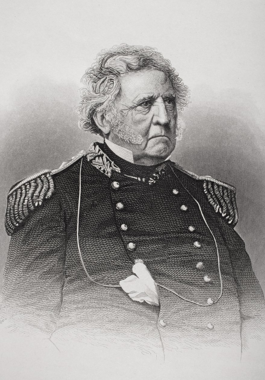 Winfield Scottin (1786-1866) muotokuva tekijältä American School
