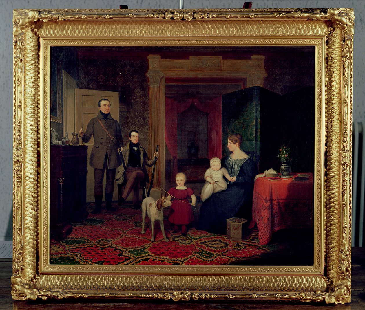 Van Cortlandin perheen muotokuva, n. 1830 (öljy) tekijältä American School