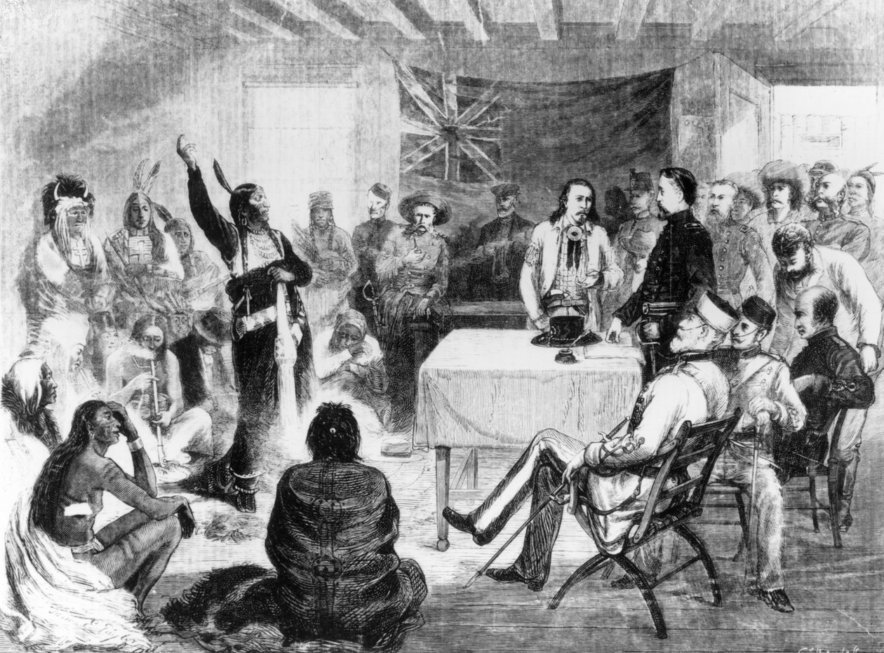 Istuva härkäneuvosto, 1877 tekijältä American School