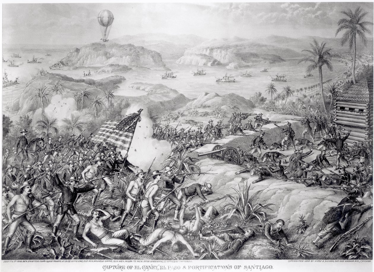 El Caneyn, El Pason ja Santiagon linnoitusten valloitus, heinäkuu 1898 tekijältä American School