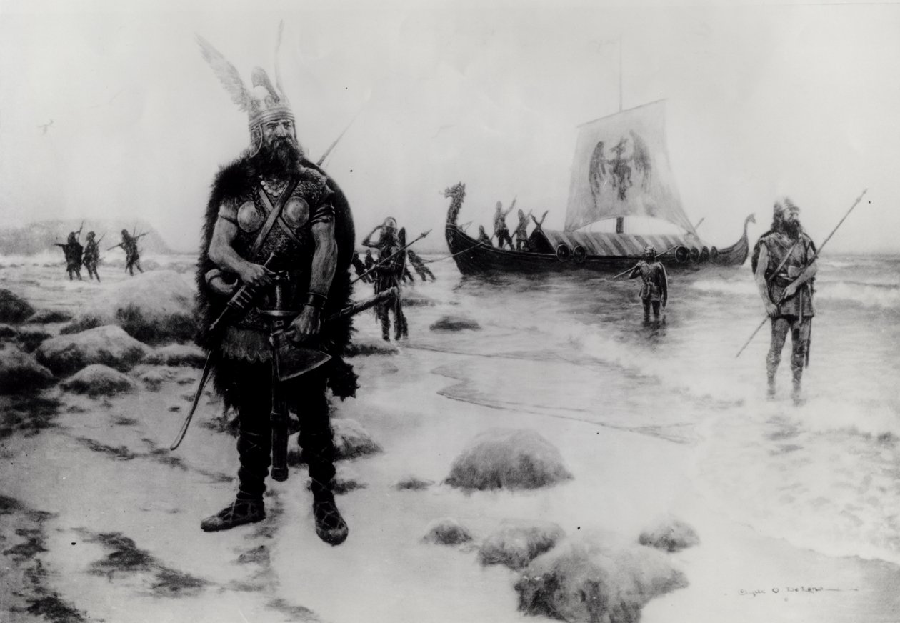 Leif Erikssonin Amerikan löytö (fl.1000) tekijältä American School
