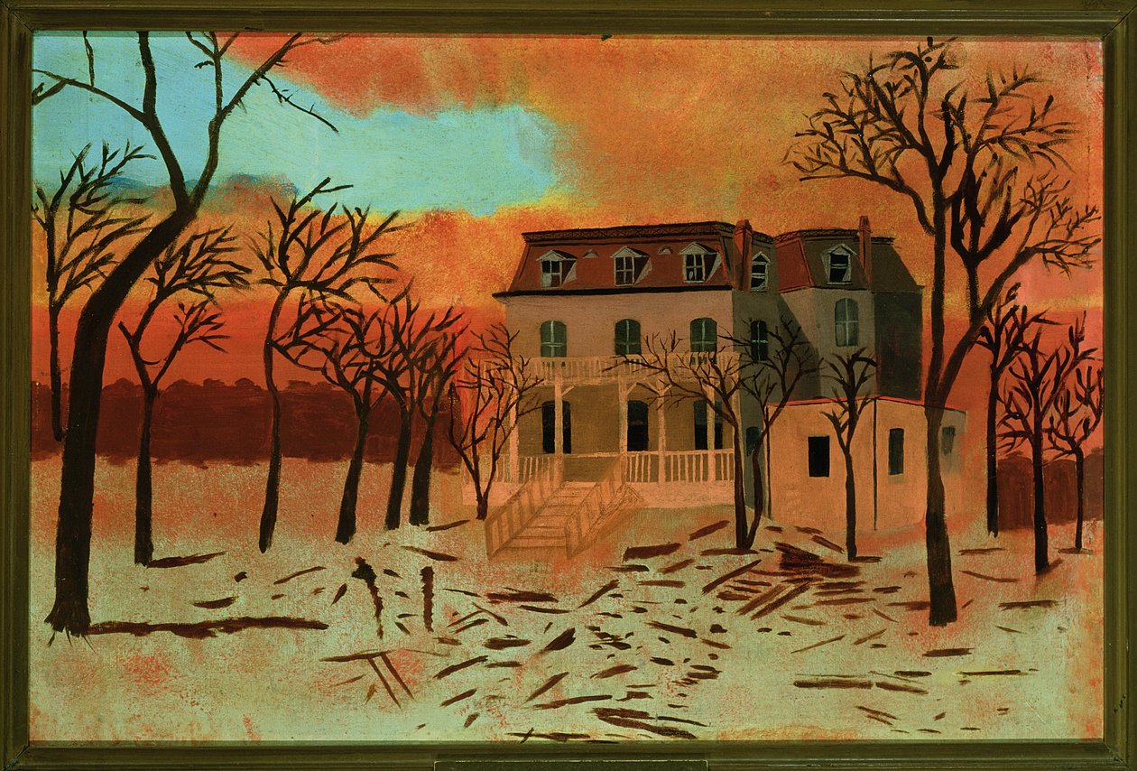 Mahlon D. Ogdenin koti Chicagon vuoden 1871 palon jälkeen tekijältä American School