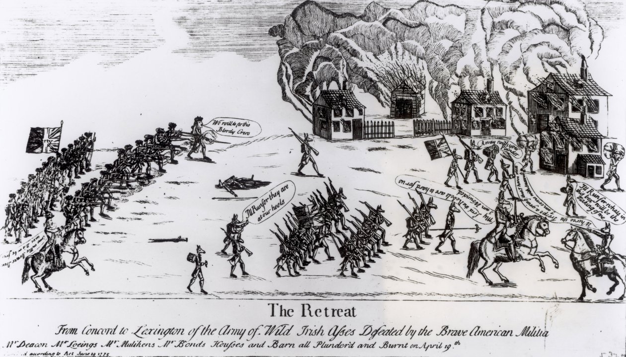 The Retreat, julkaistu 1775 tekijältä American School