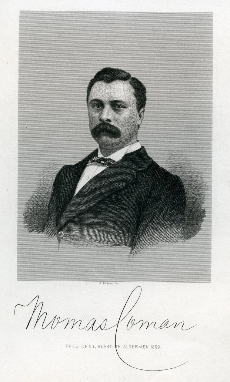 Thomas Coman, kaiverrus J. Rogers, 1869 tekijältä American School