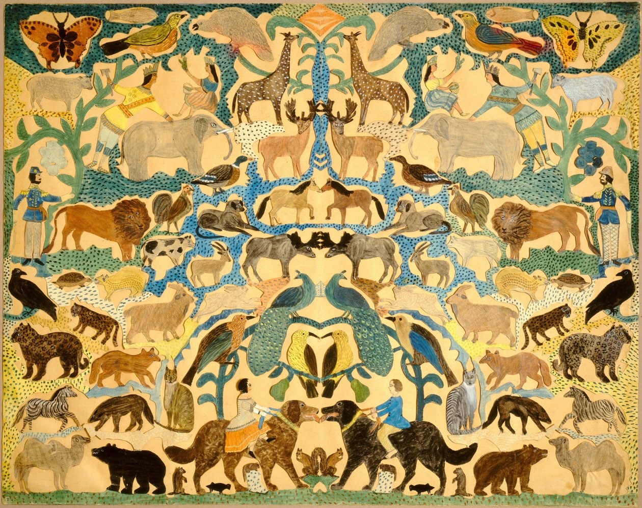 Leikkaus eläimistä tekijältä American 19th Century