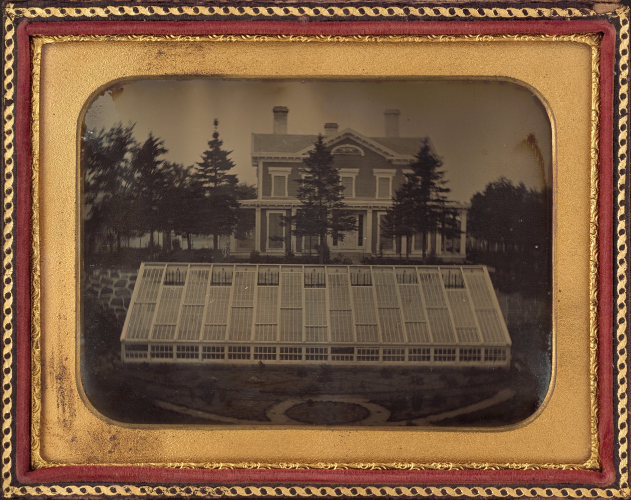Talo kasvihuoneen kanssa, Virginia tekijältä American 19th Century