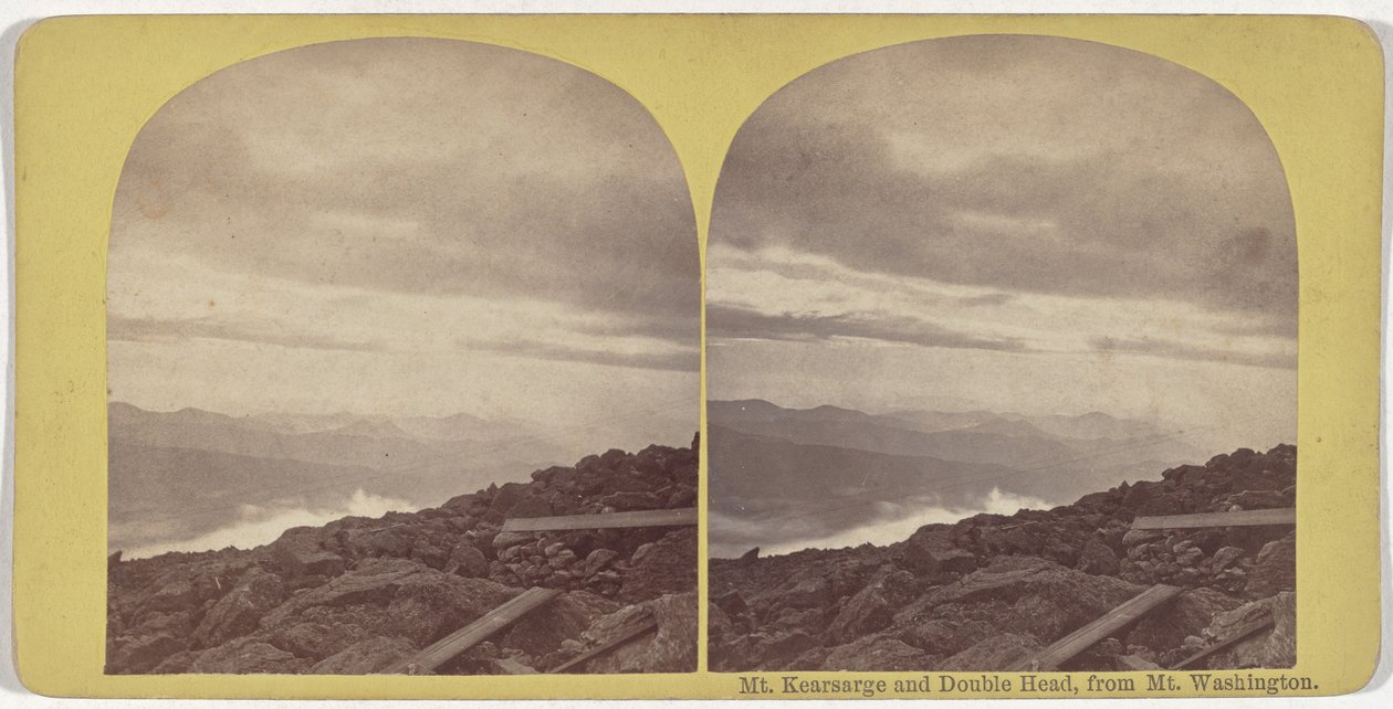 Mt. Kearsarge ja Double Head, Mt. Washingtonista tekijältä American 19th Century