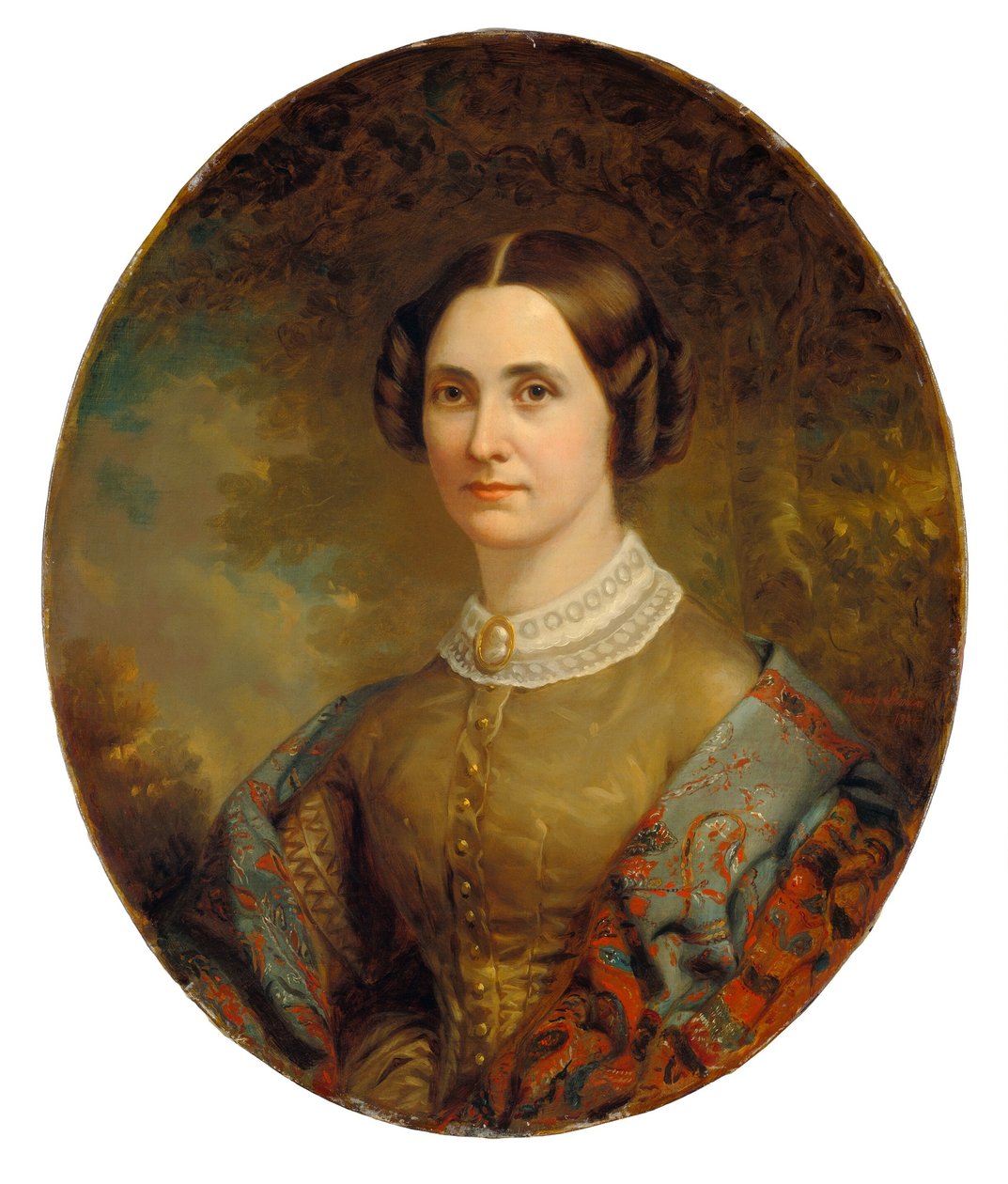 Naisen muotokuva tekijältä American 19th Century