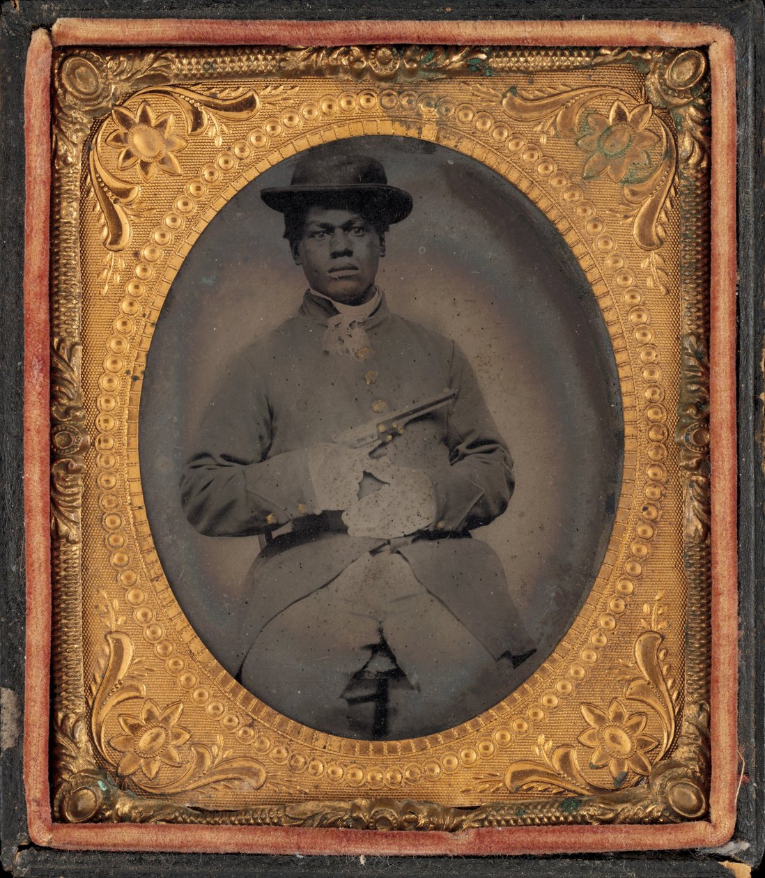 USCT-yksityisen muotokuva tekijältä American 19th Century