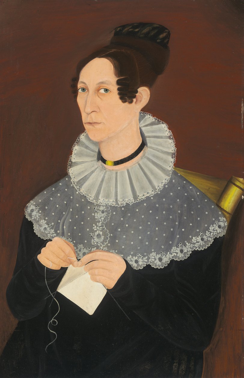 Luultavasti Sarah Cook Arnold Knitting tekijältä American 19th Century